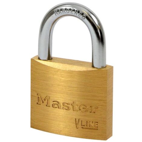 MASTER LOCK - Cadenas laiton 40mm anse 22mm vrac .4140