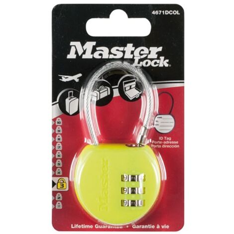 MASTER LOCK - Cadenas porte-adresse 42mm