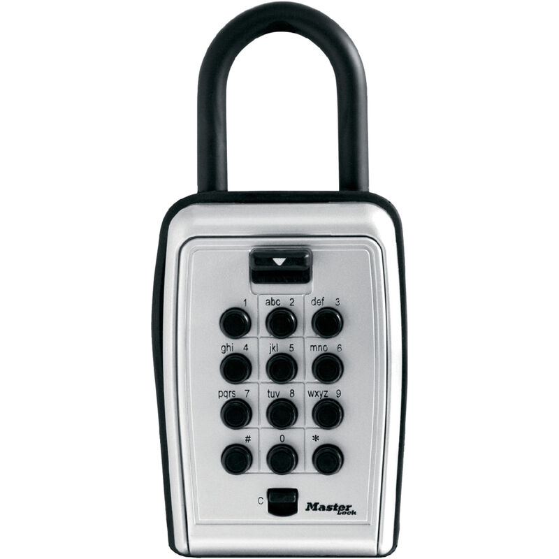 Master Lock - Caja fuerte para Llaves - Seguridad reforzada - Con arco - Pulsador - 5422EURD - Caja de seguridad