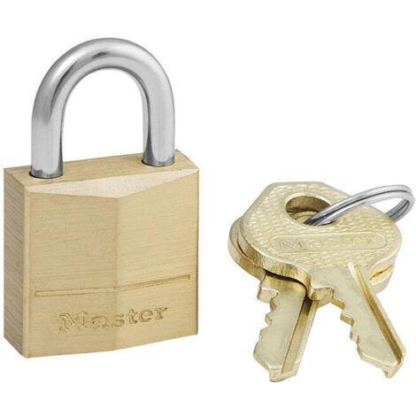 Master Lock Candado de latón macizo de 20 mm