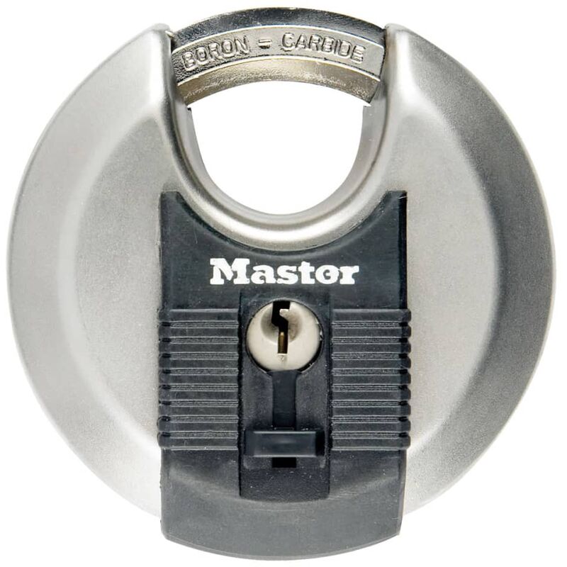 

Master Lock Candado redondo Excell acero inoxidable 70 mm M40EURD - Plateado