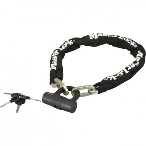 Master Lock Catena con lucchetto Mini U Acciaio 90 cm x 10 mm 8234EURDPRO
