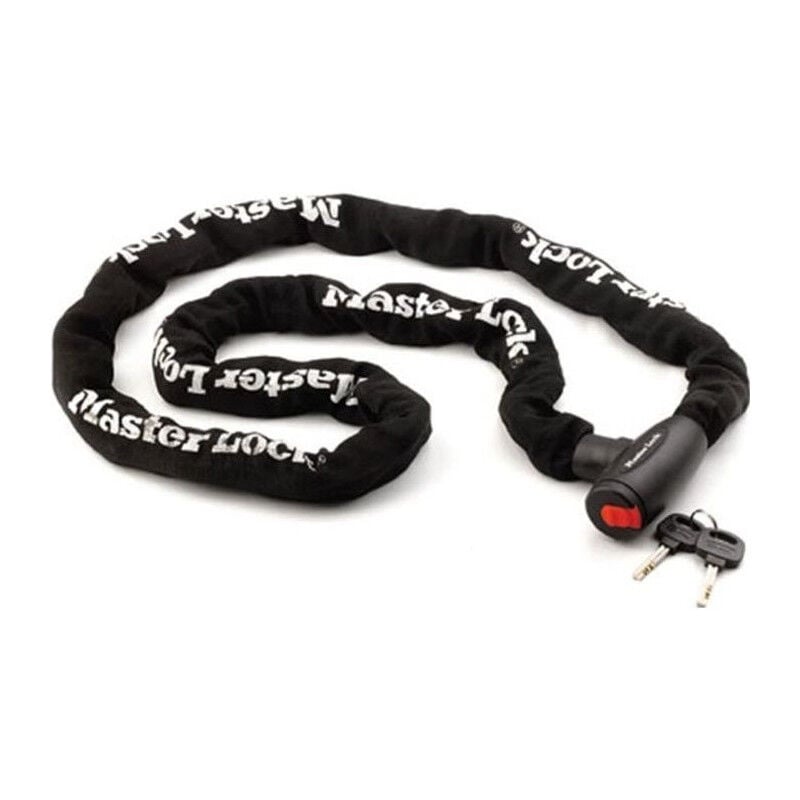 MASTER LOCK Chaîne Antivol Moto - 2 m chaîne - Idéal pour les Motos et Scooters
