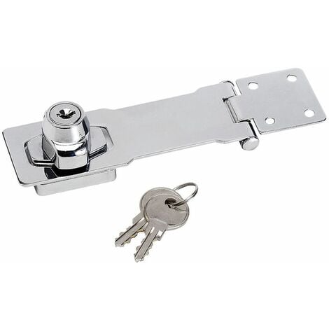 Master Lock Chrome Plated Steel Locking Hasp 118mm MLK725
