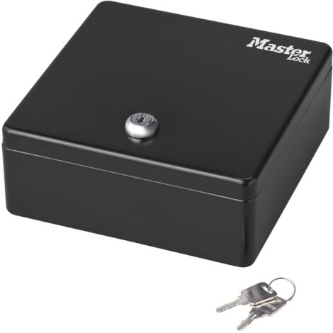 MASTER LOCK - Coffre à clé ou caisse à monnaie noir