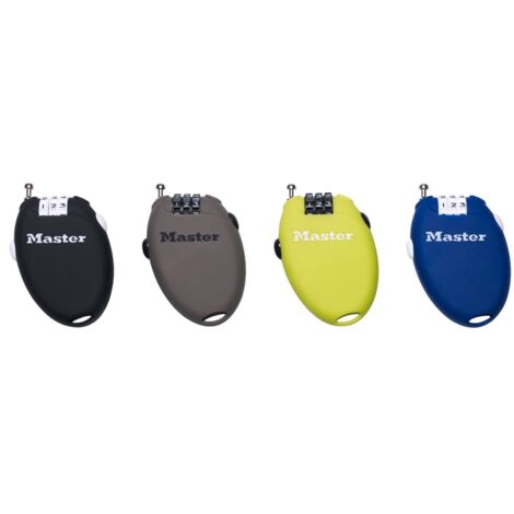 MASTER LOCK Kabelschloss 4603 EURD mit Zahlenkombination SB
