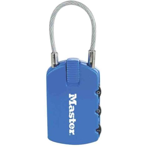 MASTER LOCK Kabelschloss 4684 EURTCOL mit Zahlenkombination, bunt SB