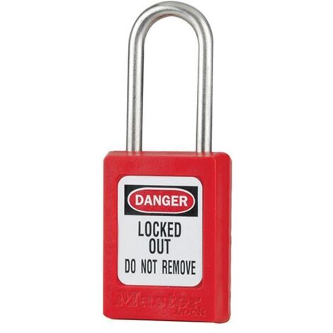 Master Lock Lockout Padlock – Keyed Alike 35mm Body & 4.76mm Stainless Steel Shackle MLKS31KARED
