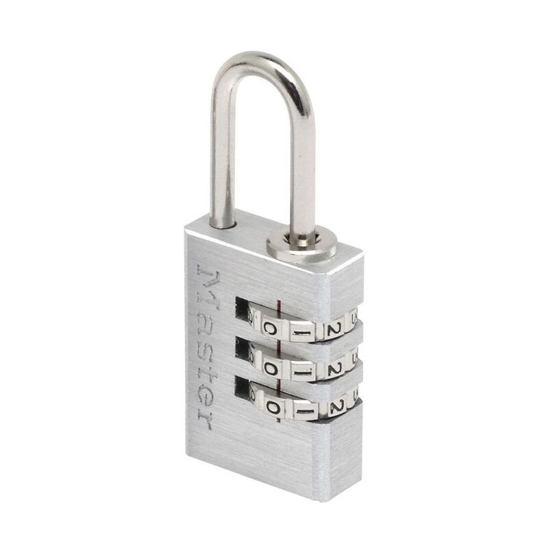 Image of Combination Lock in Alluminio Steel Shackle - Master Lock