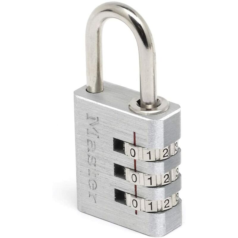 Image of Master Lock - lucchetto combinazione alluminio argentato mm 30