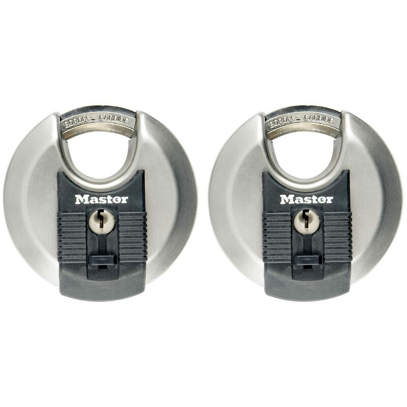 Image of Master Lock - Padlock 2-Disc Stainless Steel 70mm