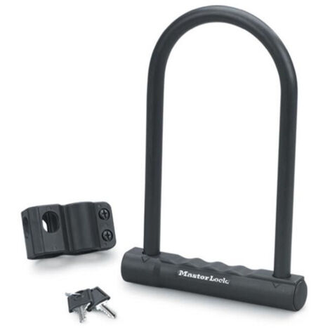 MASTER LOCK - LUCCHETTO ANTIFURTO A UPER BICI IN ACCIAIO 200X100mm