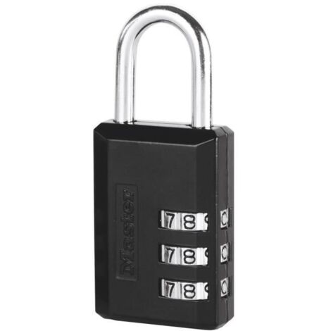 MASTER LOCK - LUCCHETTO CON COMBINAZIONEZINCO NERO