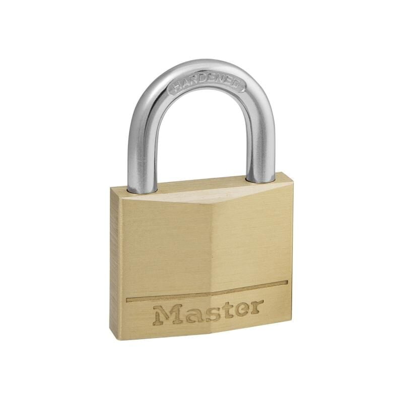 Lucchetto in ottone massiccio - arco acciaio temperato 40x22x6 mm - Master Lock