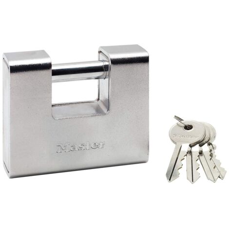MASTER LOCK - LUCCHETTO RETTANGOLARE INZINCO 90 MM