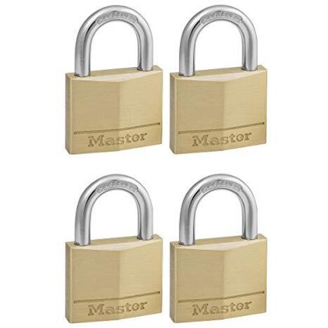Master Lock Lucchetto Set da 4 Pezzi 50mm
