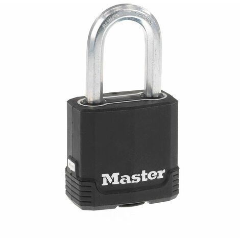 Master Lock Luck, lucchetto Magnum rivestito in acciaio laminato, 1-7/8 in. Ampio, M115XKADLF