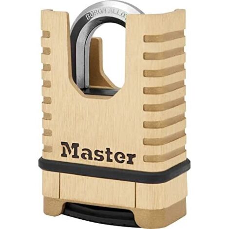 Master Lock M1177EURDCC Lucchetto a Combinazione Ottone Massiccio