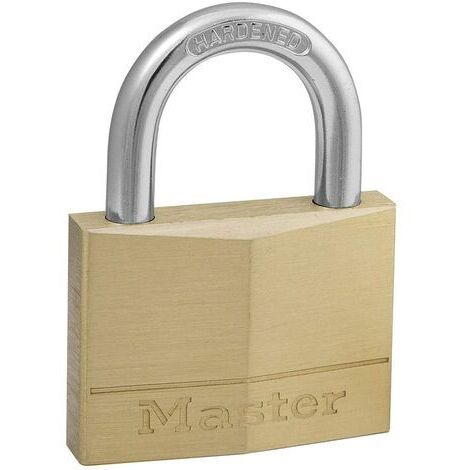 MASTER LOCK MAGNUM - LUCCHETTO IN OTTONEARCO IN ACCIAIO CEMENTATO 50x20x7 MM