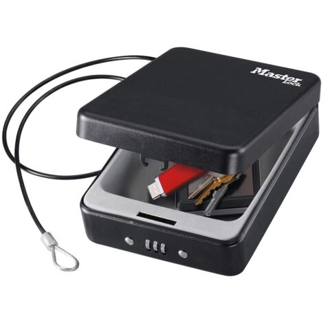 Master Lock P005CEURBLKHRO scatola per lucchetto portatile nera