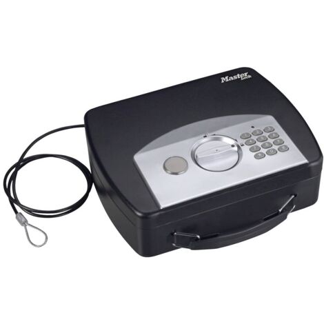 Master Lock P40020 Cassette à docuuments (l x H x P) 74 x 254 x 201 mm noir