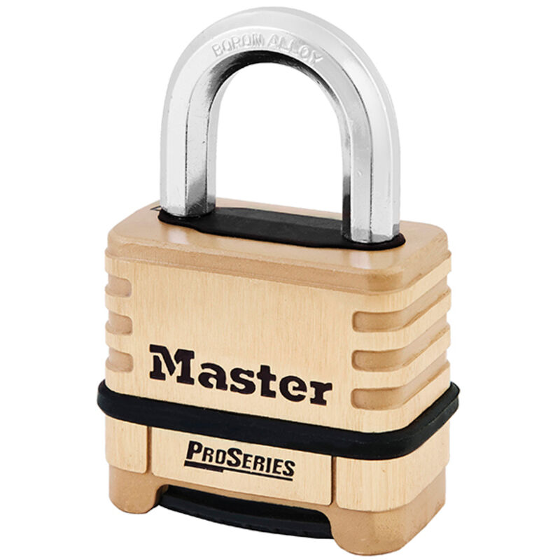 Master Lock - 1175D ProSeries Brass 4 Digit Padlock 57mm MLK1175D