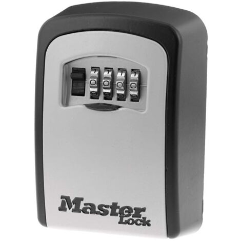 Master Lock Scatola di blocco a parete, Scatola di blocco a parete esterna per chiavi di casa, Cassaforte chiave con serratura a combinazione, 5401EC