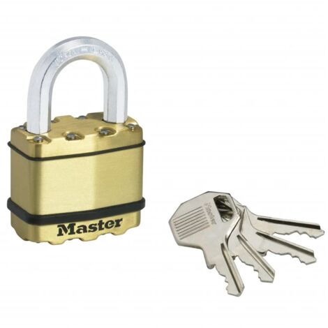 MASTER LOCK Schlüsselschloss aus laminiertem Stahl, 50 mm Breite Master Lock