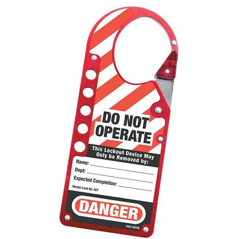 Master Lock Snap-On Hasp Lockout