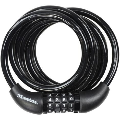 Master Lock Spiralkabel 180cm 8221EURDPRO Schlösser