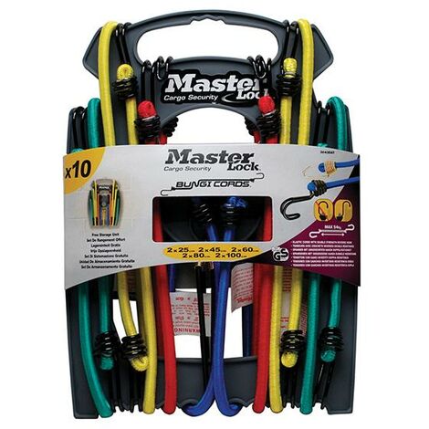 Master Lock Twin Wire Bungee Organiser 10 Piece