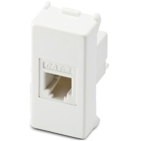 Master Mix prise téléphonique RJ11 1 fiche 6/4 blanche 21215