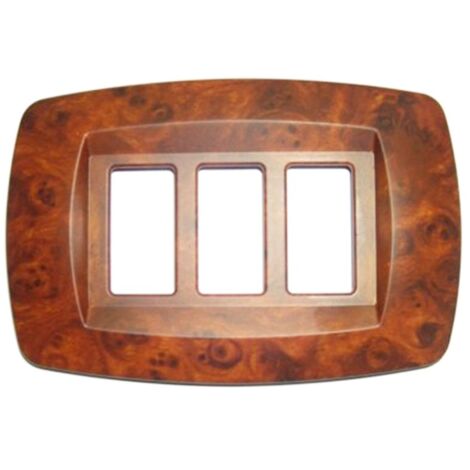 Master Modì para placa Bticino 3 módulos de brezo MD433