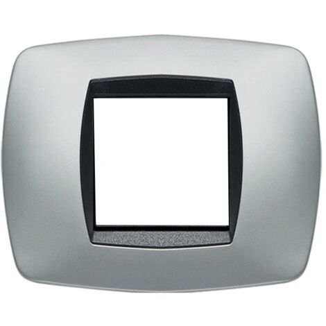 Master Modo placca 2 moduli colore titanio 39TC252