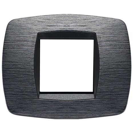 Master Modo placca 2 moduli grigio satinato 39TC512
