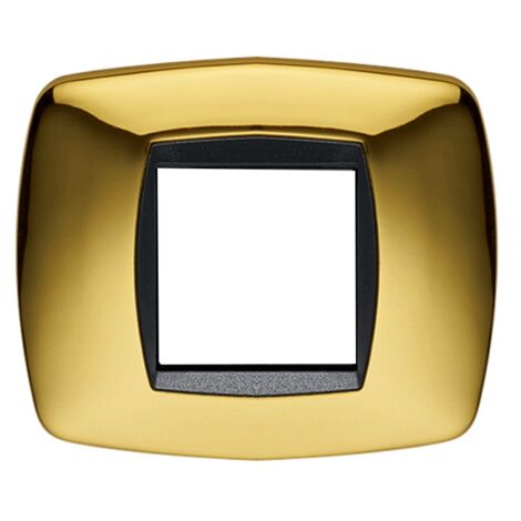 Master Modo placca 2 moduli oro lucido 39TC212