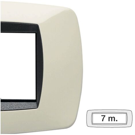 Master Modo placca 7 moduli avorio 39TC287