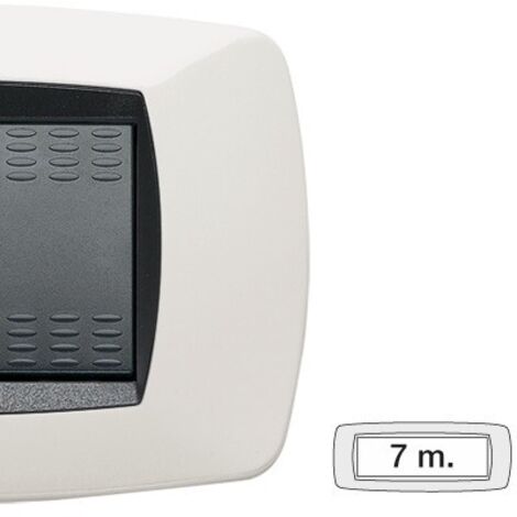 Master Modo placca 7 moduli bianco 39TC107