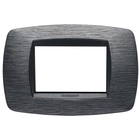 Master Modo  plaque 3 modules gris satiné 39TC513