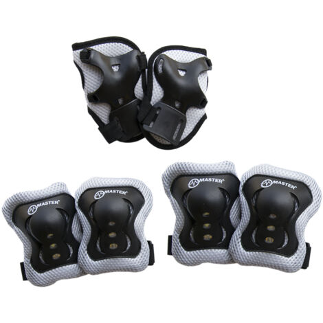MASTER Profi Protect L Grau-Schwarz Protektorenset