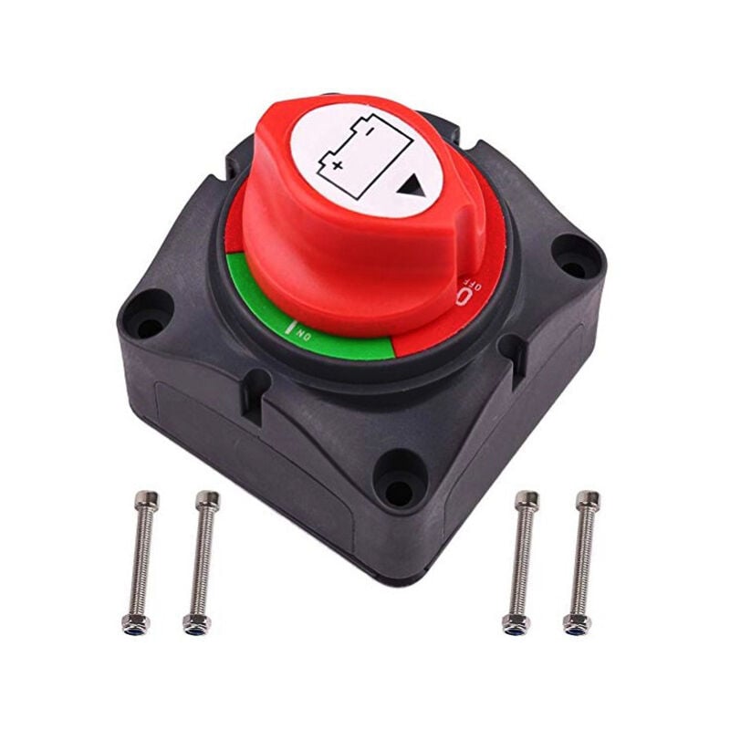Master Switch Battery Disconnect Isolator Switch 12V-48V Battery Cut Off Switch, Master Switch Batterie
