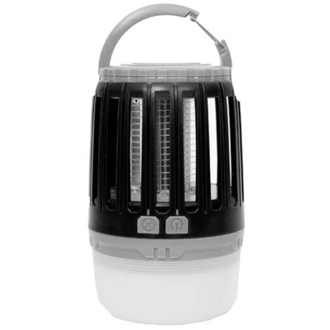 Master Trap - Travel Lamp - Lampe Anti-moustique d'extérieur et d'intérieur - Piège à moustiques - Noir - Lanterne LED - Protège jusqu'à 25 m2