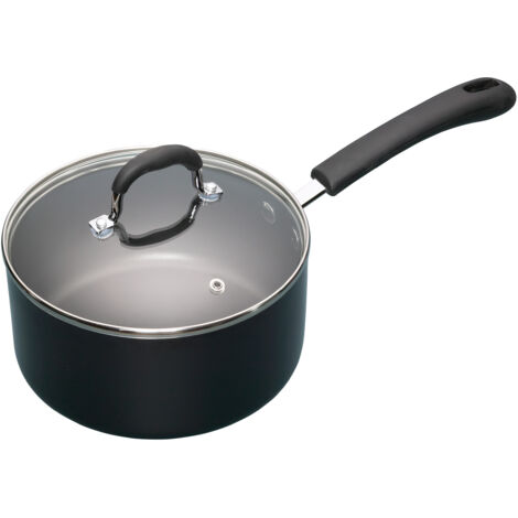 MasterClass Antihaft-Kasserolle aus Aluminium mit Deckel, 20 cm (8")