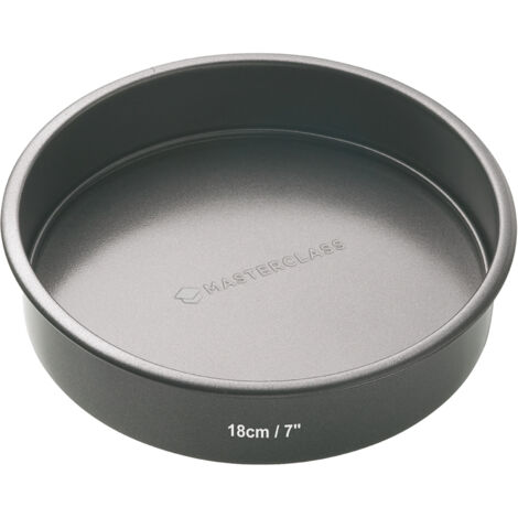 MASTERCLASS Antihaftbeschichtete Sandwichpfanne Antihaftbeschichteter loser Boden of 18 cm, Stahl, Schwarz