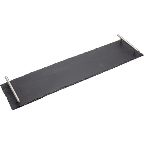 MasterClass Artesà Tisch de Küche de Schiefer mit Griffen de Stahl 15 x 60 cm