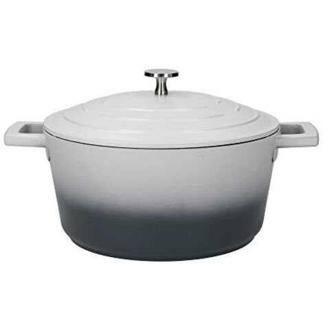 masterclass Casseruola leggera con coperchio, Alluminio, Grigio Ombre, 4 Litri (Rotonda) (MCMCRD24GRY)