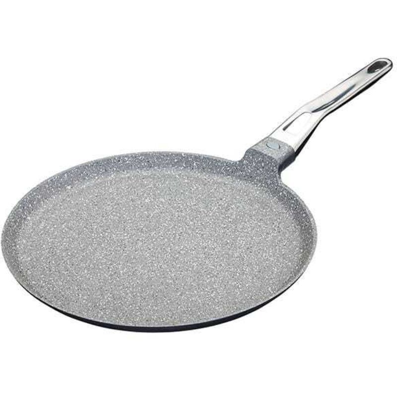 Masterclass Cast Aluminium 28Cm Crepe Pan For Induction Hob, Grey