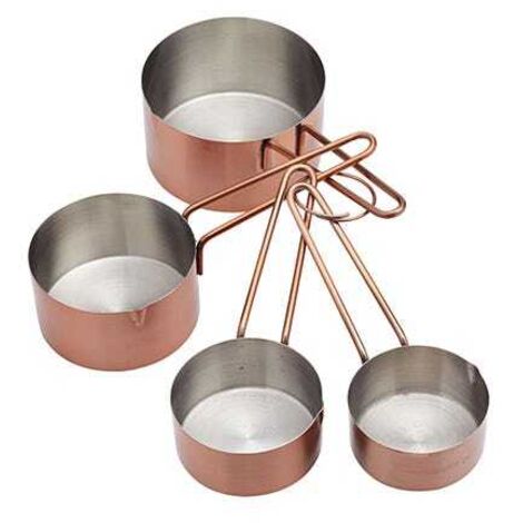 MasterClass Copper Measuring Cups Set Of 4