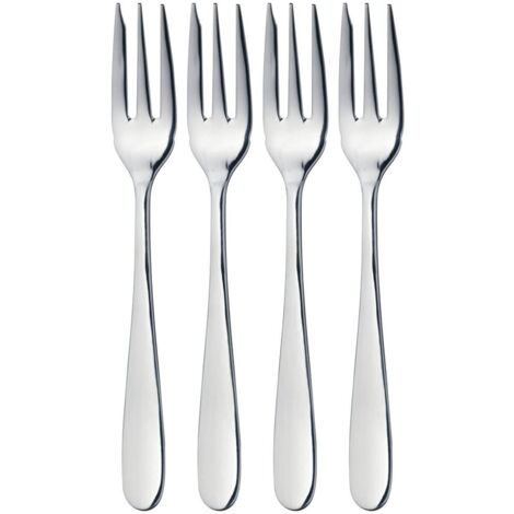 MasterClass Fourchettes à gâteau en acier inoxydable, 15 cm (Set 4)
