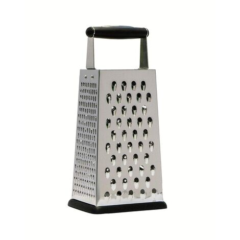 MasterClass Grattugia per scatole in acciaio inox antiscivolo con manico, 24,5 cm (9,5"), argento